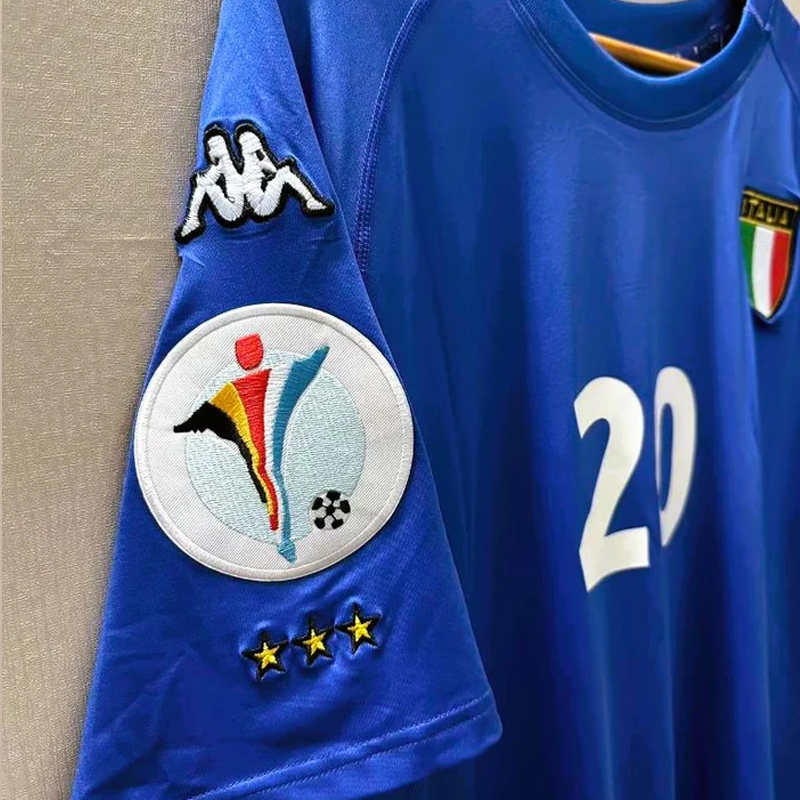 2000-2002 Italy Home  retro jersey