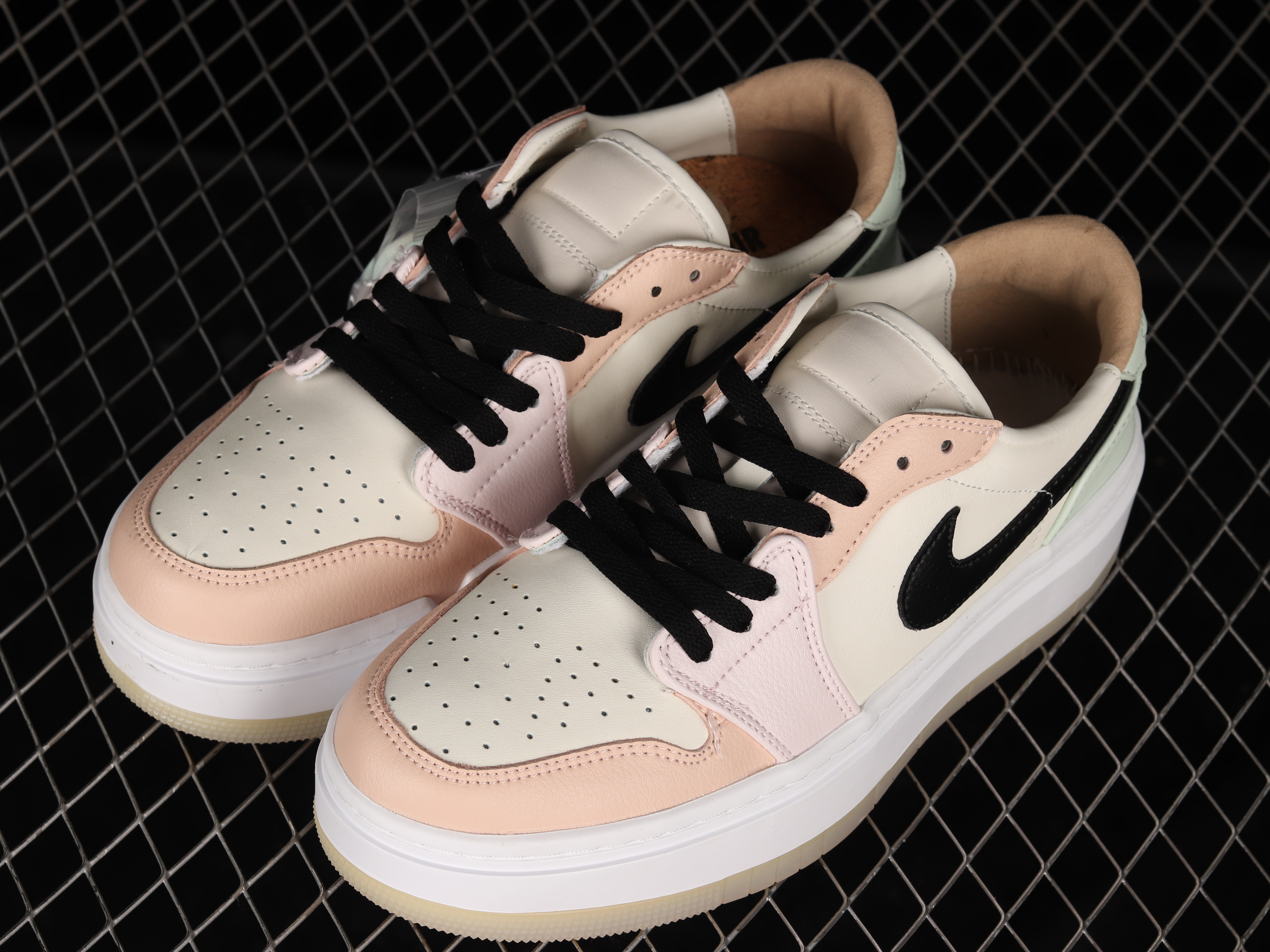 AJ 1Elevate Low SE Wolf Grey Little AJ Thick soled retro basketball shoes DH0999-101 35.5-45