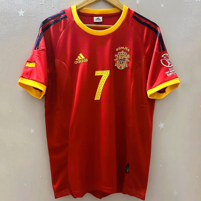 2002 Spain home retro jersey