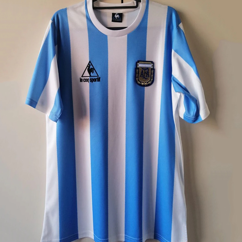 1986 Argentina home retro jersey