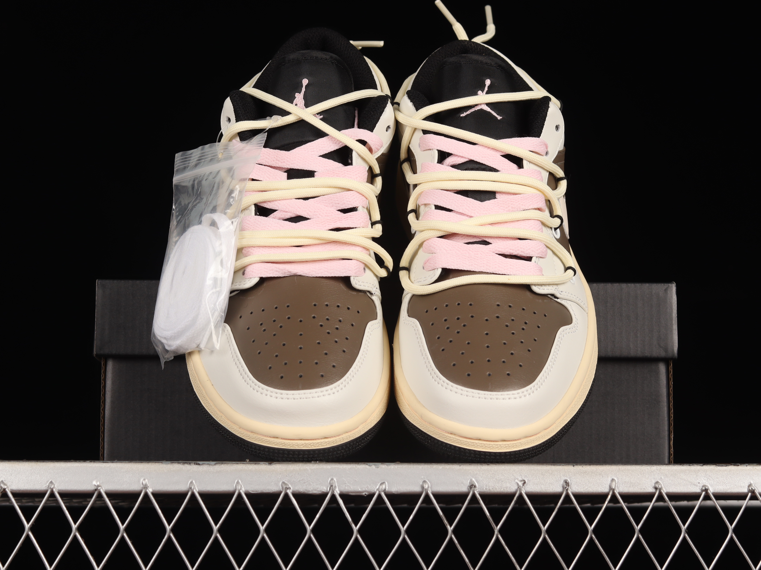 AJ1 Custom Strap Deconstruction Sports culture Basketball shoes 553558-062 36-47.5