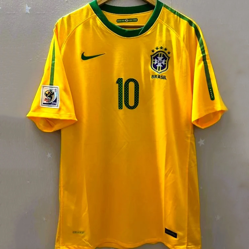 2010-2011 Brazil Home Retro Jersey