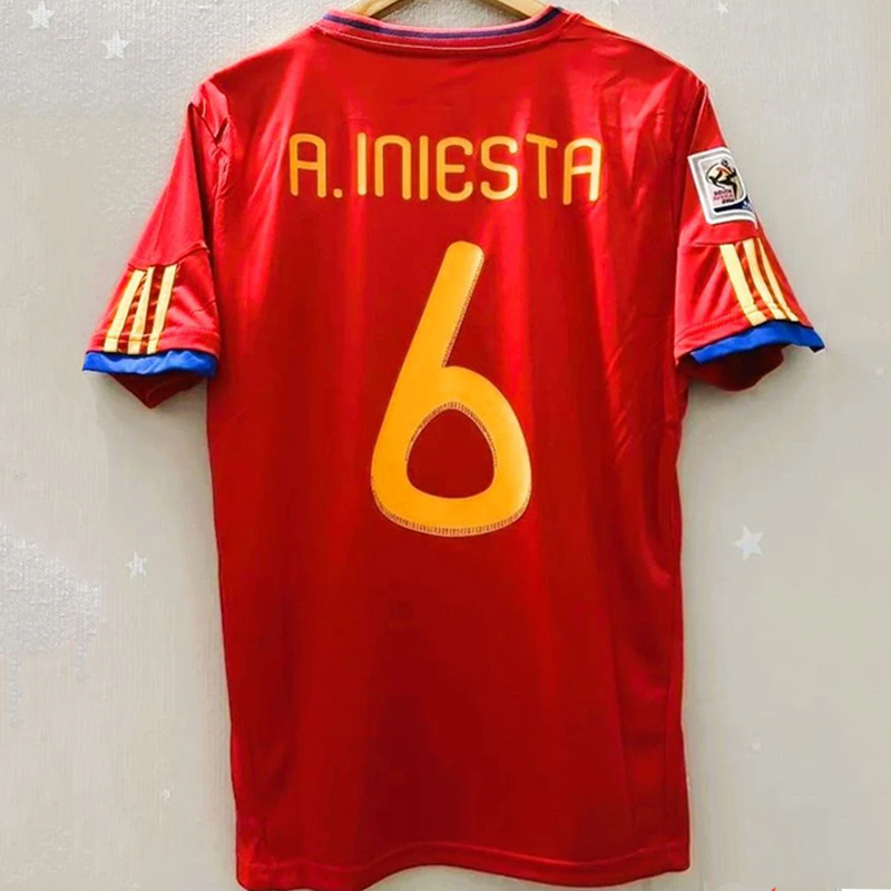 2010 Spain home retro jersey