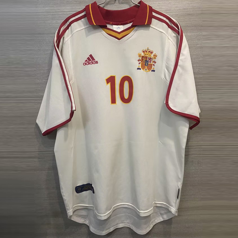 2000 Spain away retro jersey