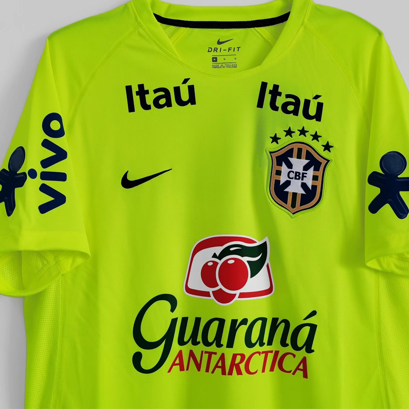 2020 Brazil short sleeve training suit retro