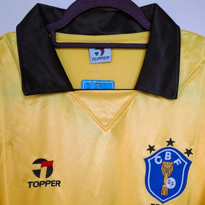 1988-1989 Brazil Home Retro Jersey