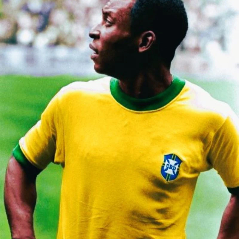 1970 Brazil Home Retro Jersey