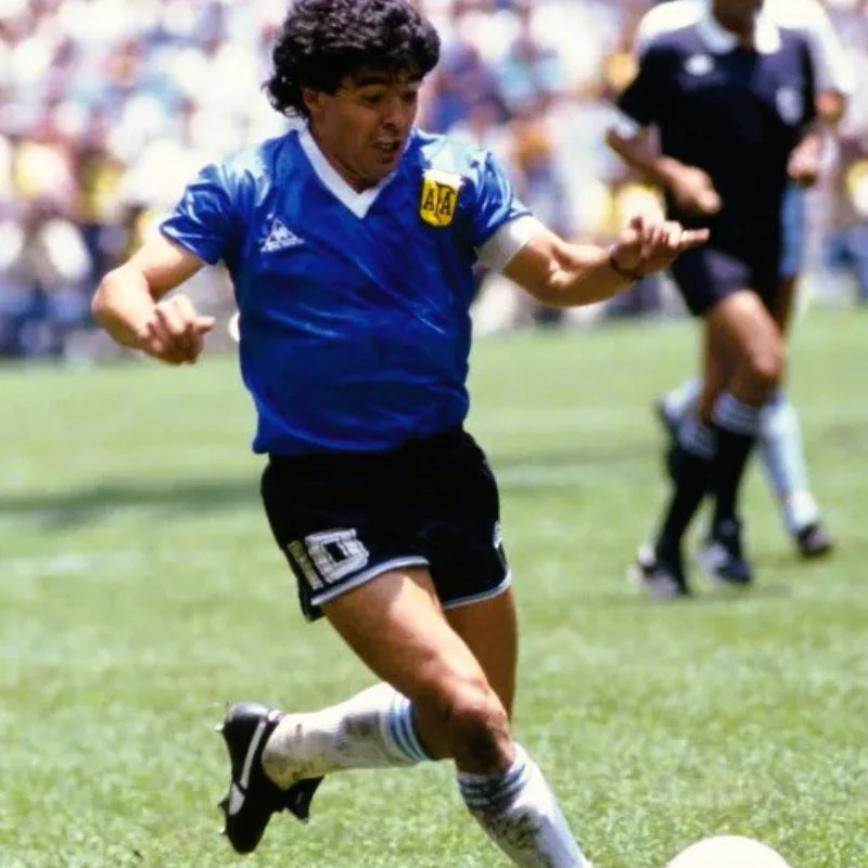 1986 Argentina away retro jersey