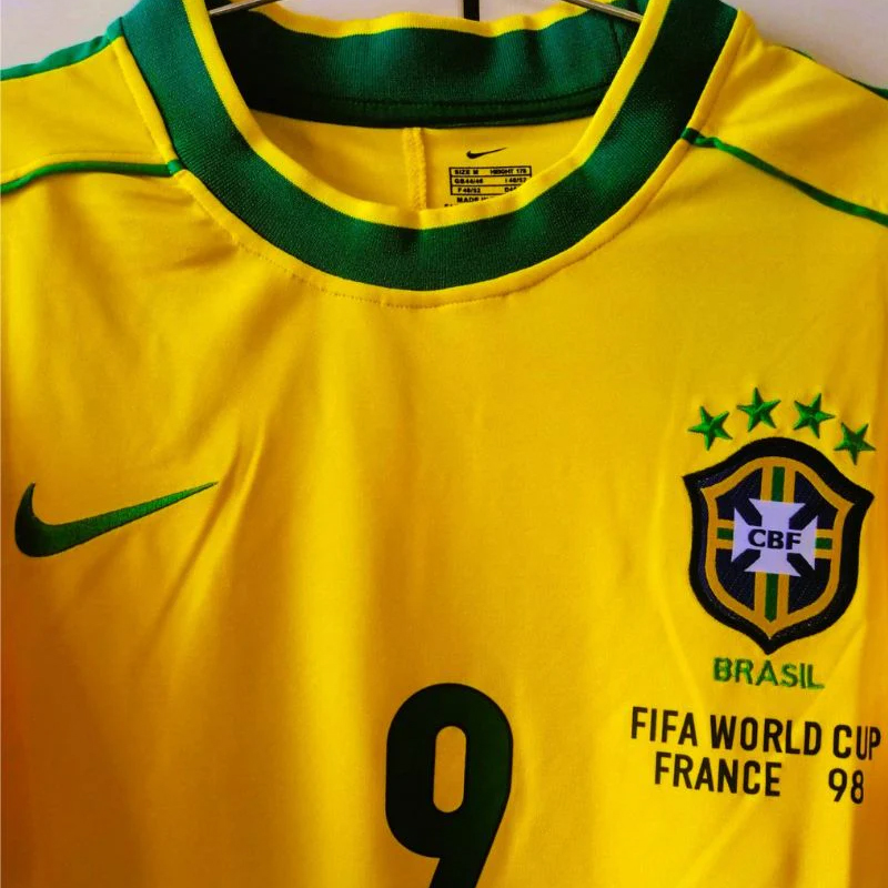 1998 Brazil Home Retro Jersey