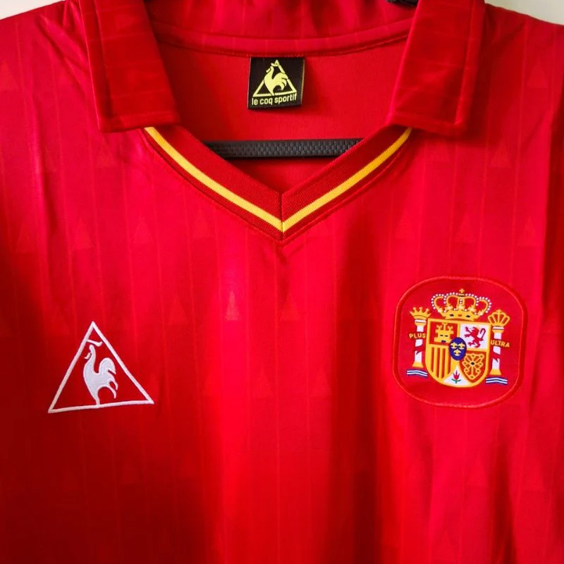 1990 Spain home retro jersey