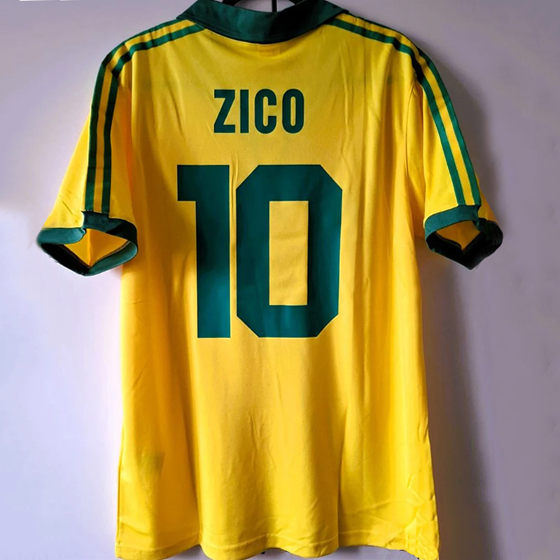 1986 Brazil Home Retro Jersey