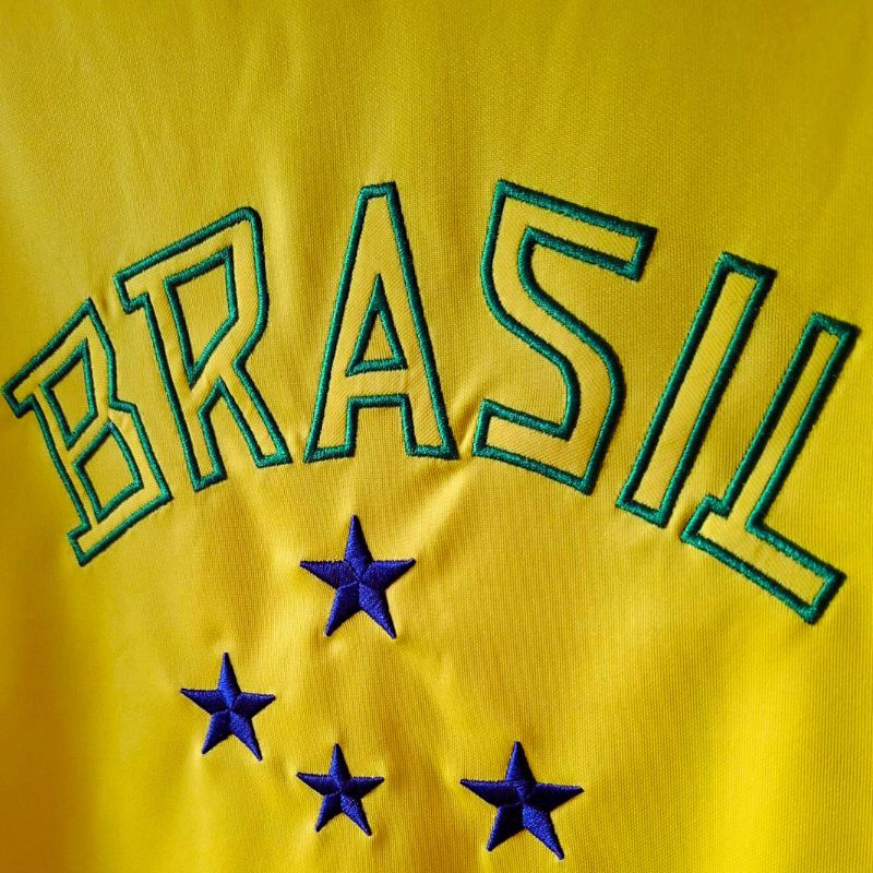 1958 Brazil Home Retro Jersey