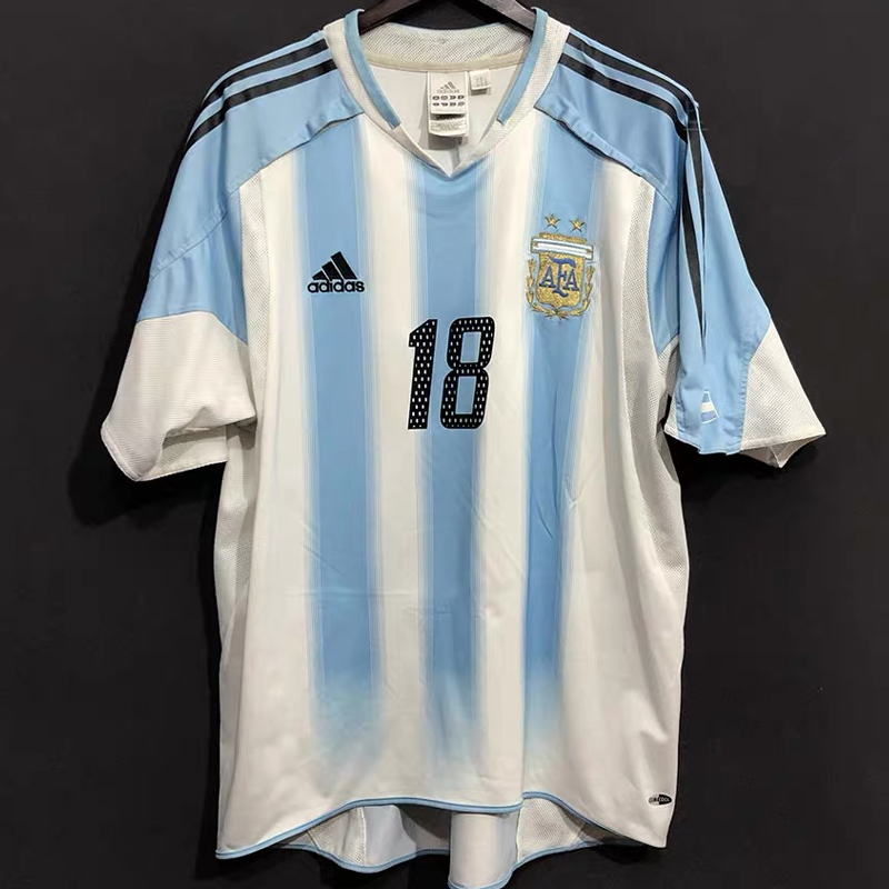 2004 Argentina away retro jersey