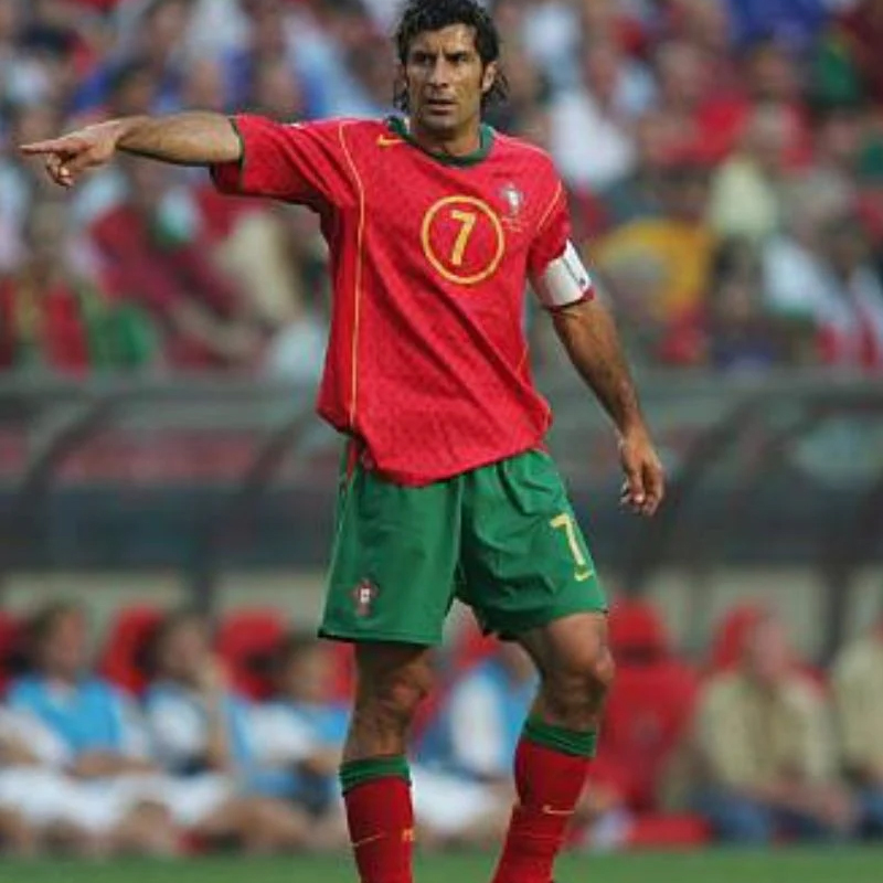 2004 Portugal Home Retro Jersey