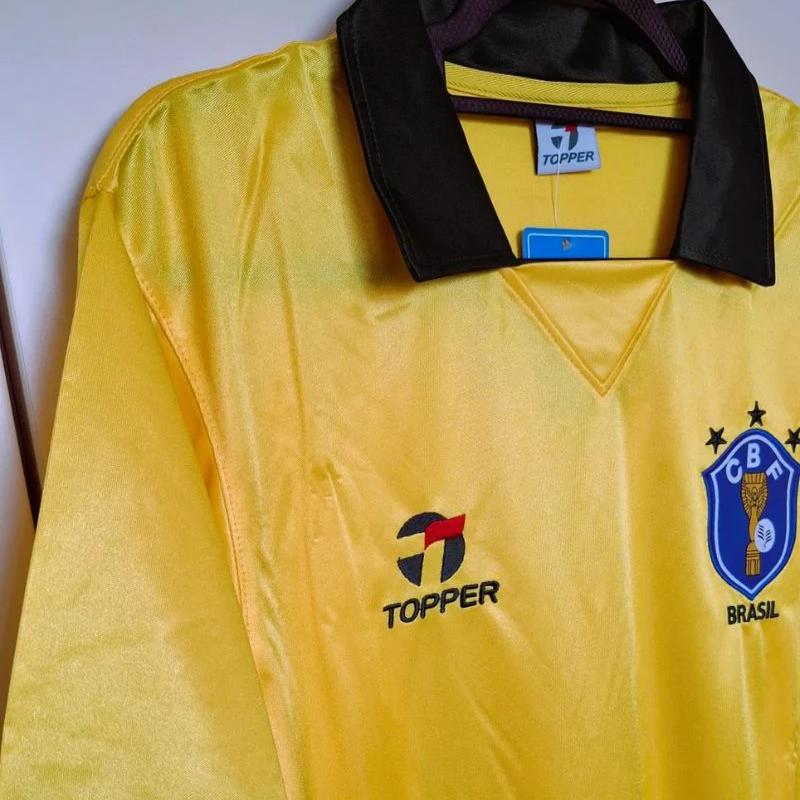 1988-1989 Brazil Home Retro Jersey
