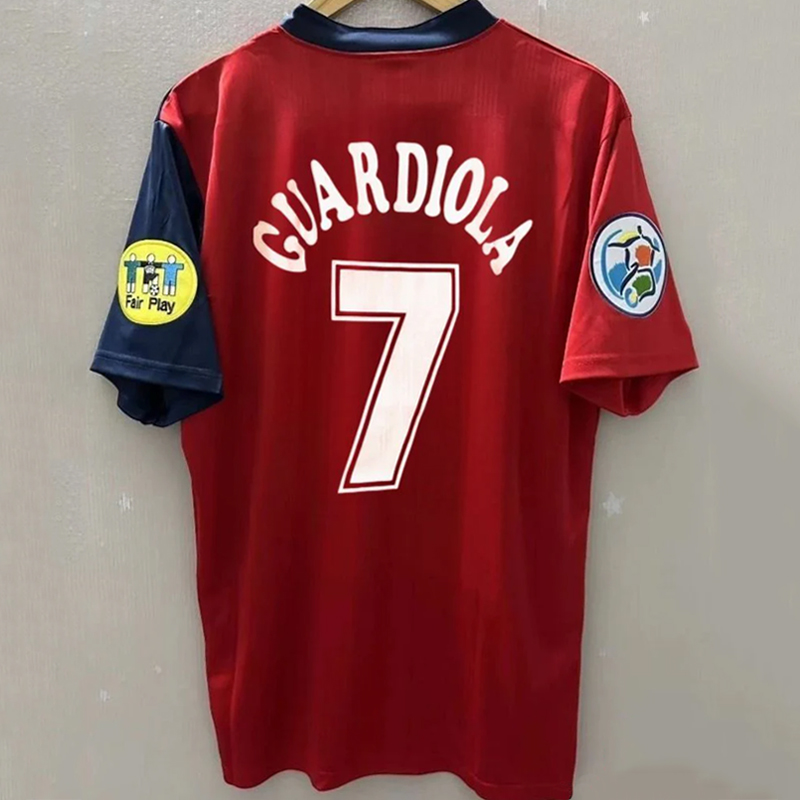 1996 Spain home retro jersey
