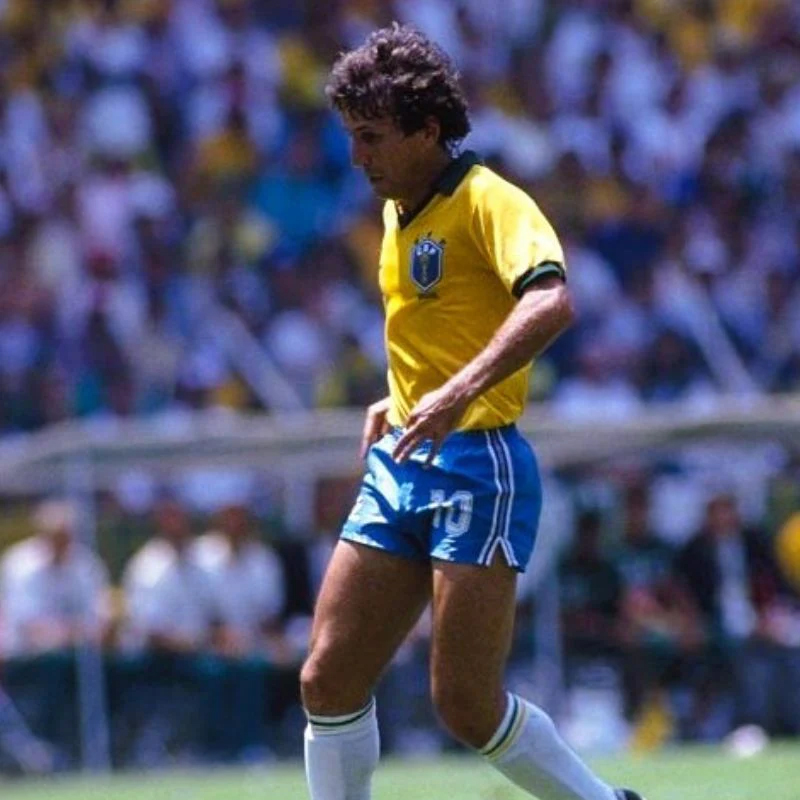 1986 Brazil Home Retro Jersey