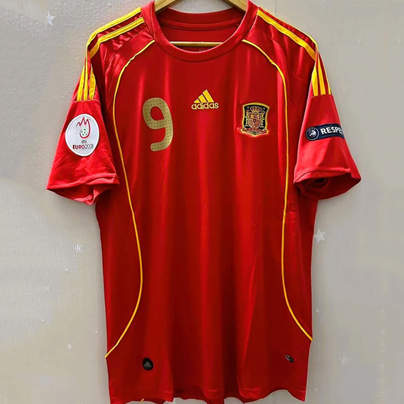2008 Spain home retro jersey