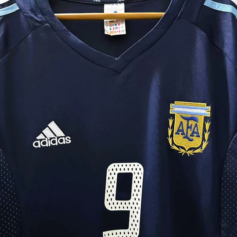 2002 Argentina away retro jersey