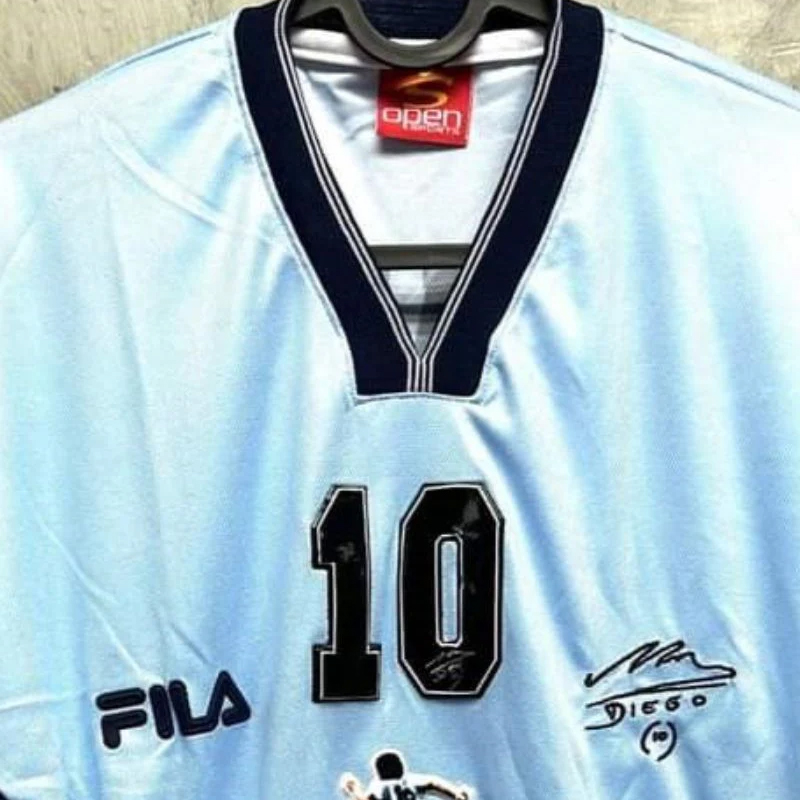 2001 Argentina home retro jersey Maradona commemorative
