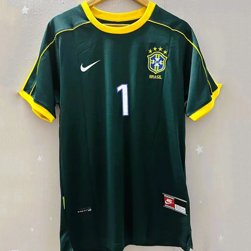 1998 Brazil goalkeeper  retro jersey