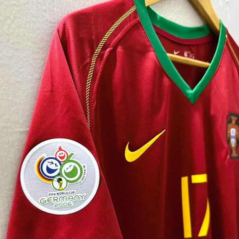 2006 Portugal Home Retro Jersey