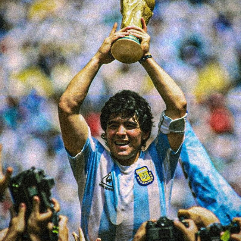 1986 Argentina home retro jersey