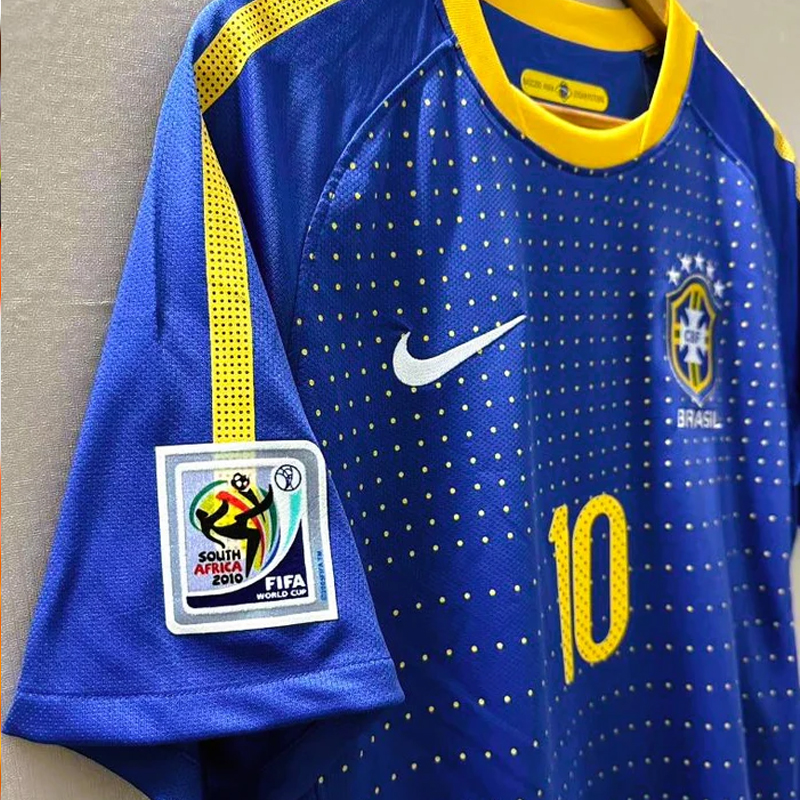 2010-2011 Brazil Away Retro Jersey