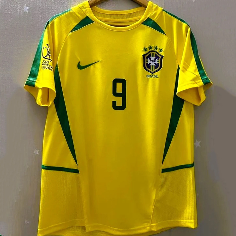 2002 Brazil Home Retro Jersey