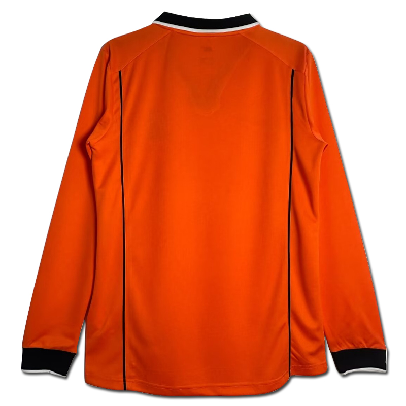 1998 Netherlands Home Retro Holland jersey Long sleeve