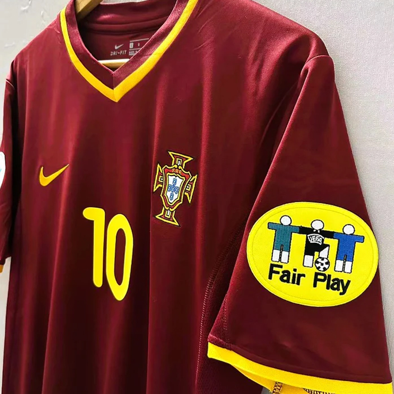 2000 Portugal Home Retro Jersey
