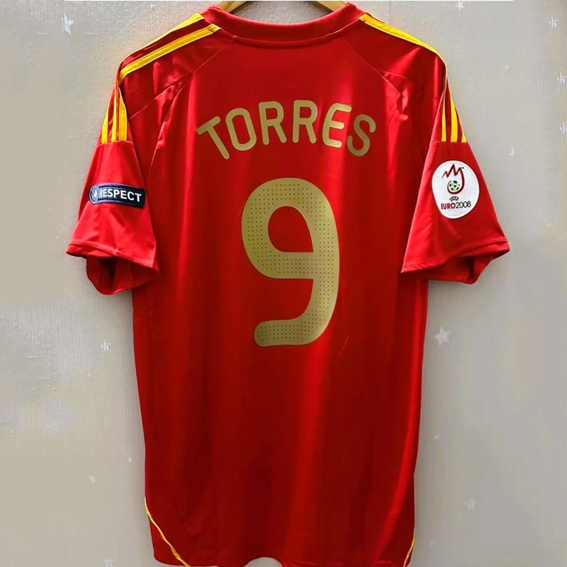 2008 Spain home retro jersey