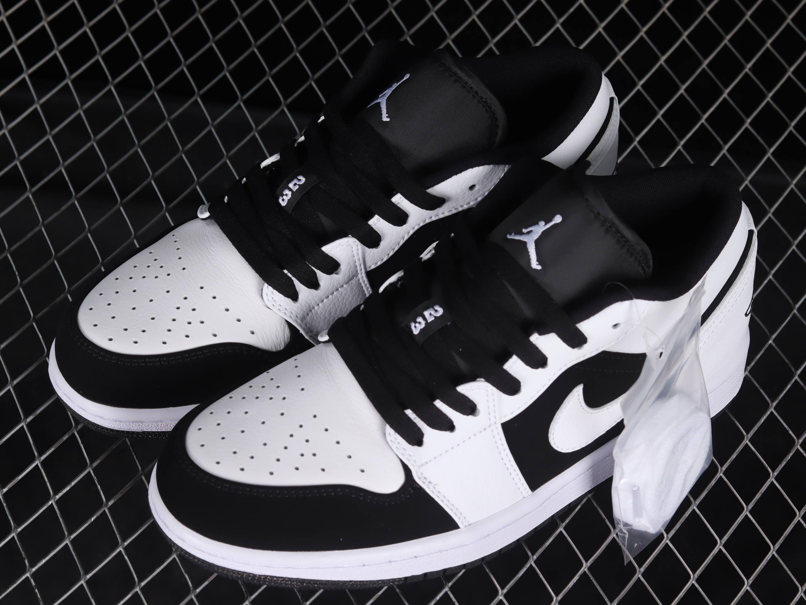 AJ1 new black and white Panda low-top culture board shoes CQ4277-113 36-46