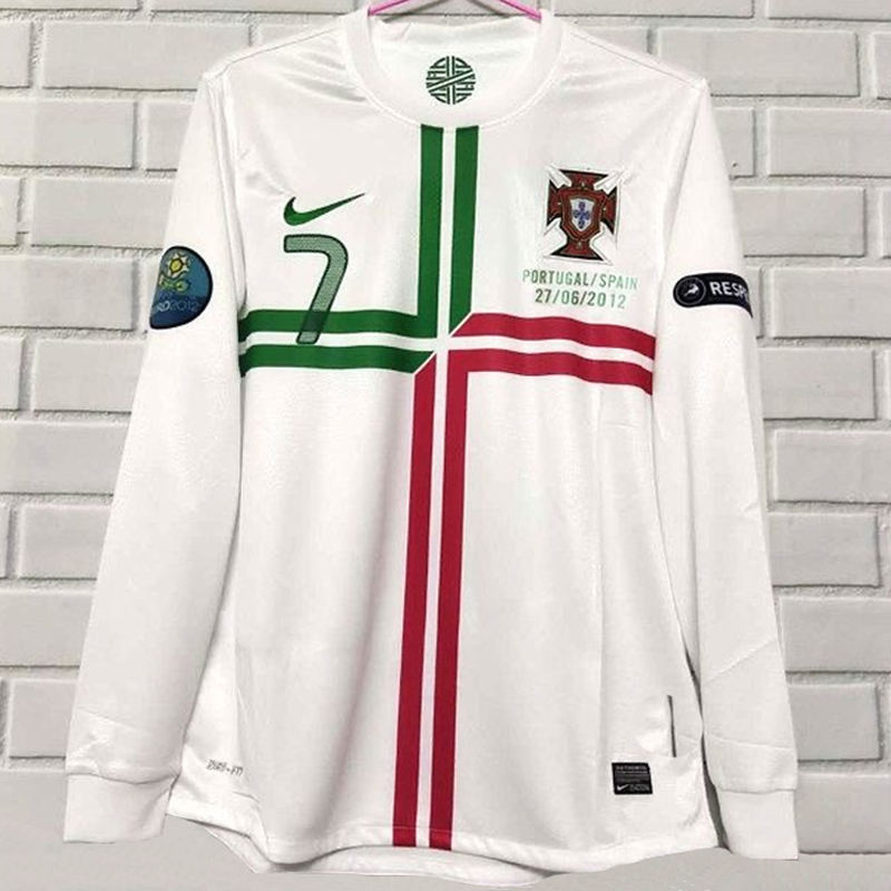 2012 Portugal Away Retro Jersey Long sleeve