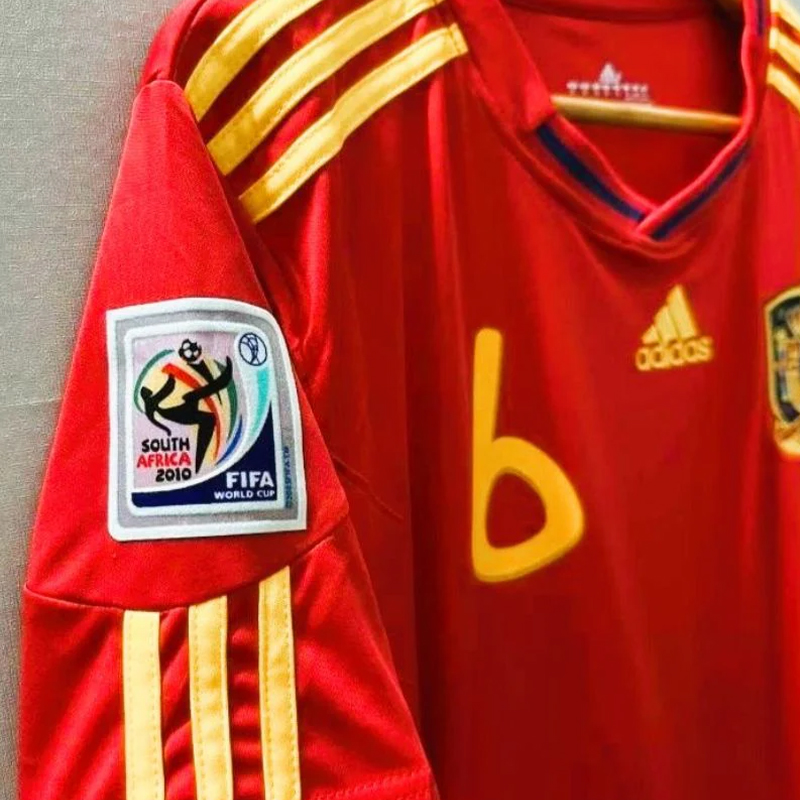 2010 Spain home retro jersey