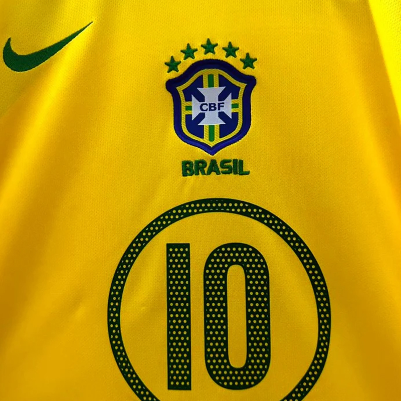2004 Brazil home Retro Jersey