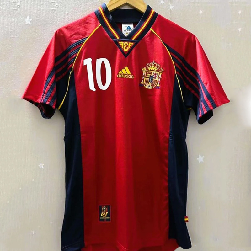 1998 Spain home retro jersey