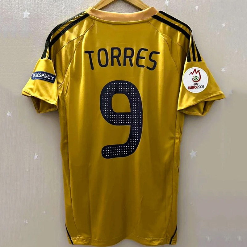 2008 Spain away retro jersey