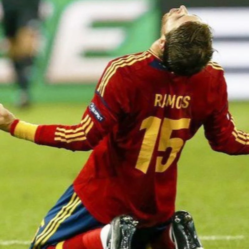 2012 Spain home retro jersey