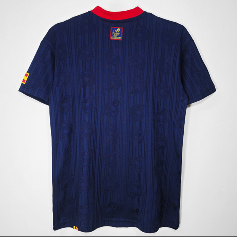 1996 Spain away retro jersey