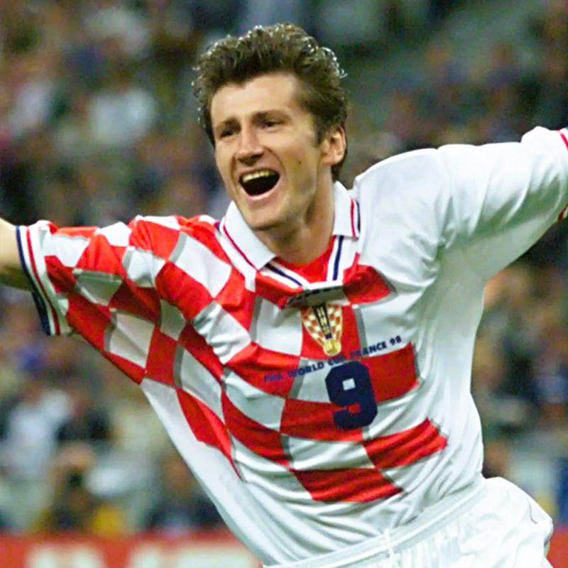 1998 Croatia Home Retro Jersey