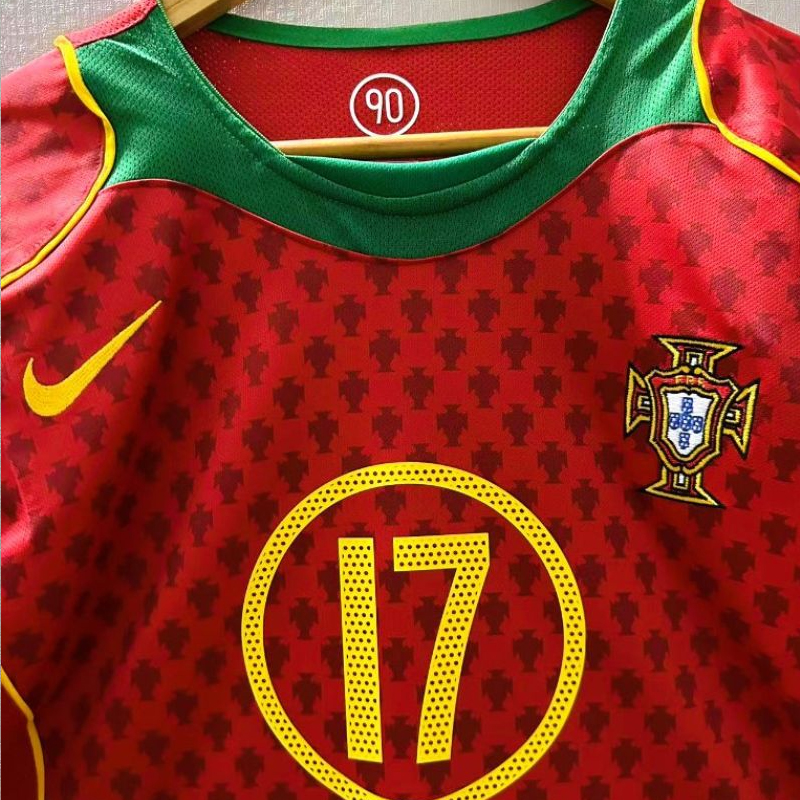 2004-2005 Portugal Home Retro Jersey