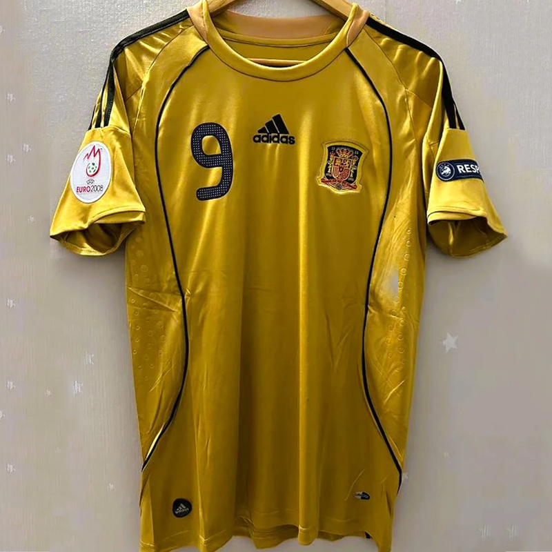 2008 Spain away retro jersey