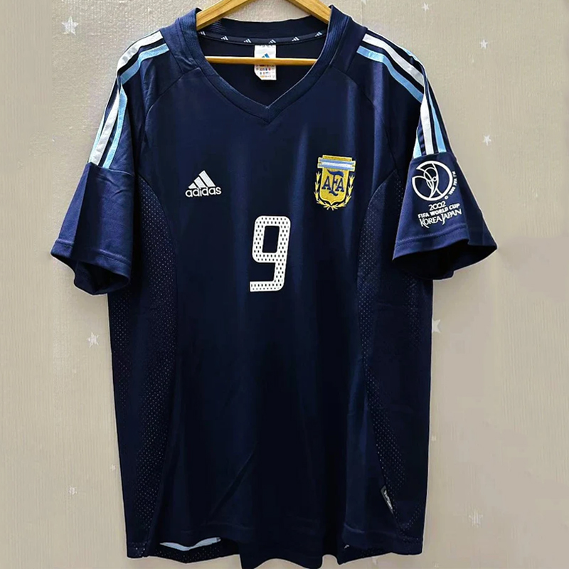 2002 Argentina away retro jersey