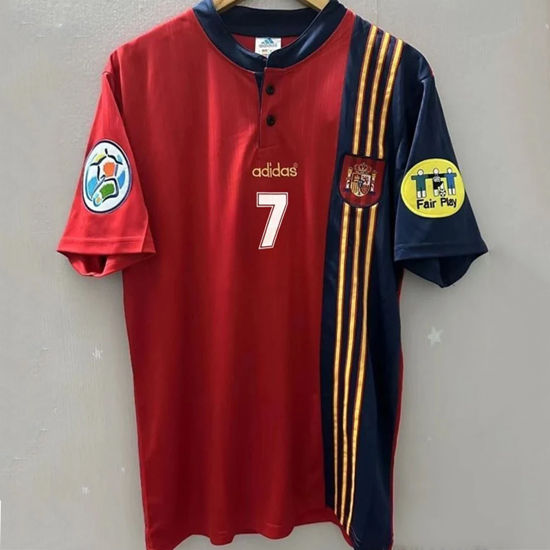 1996 Spain home retro jersey