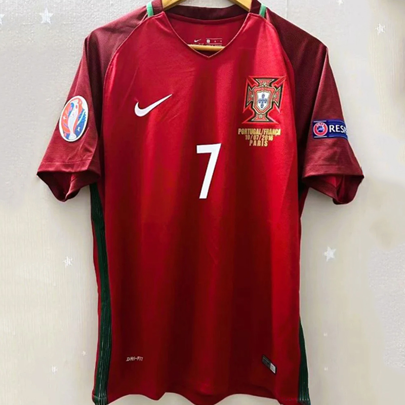 2016 Portugal Home Retro Jersey
