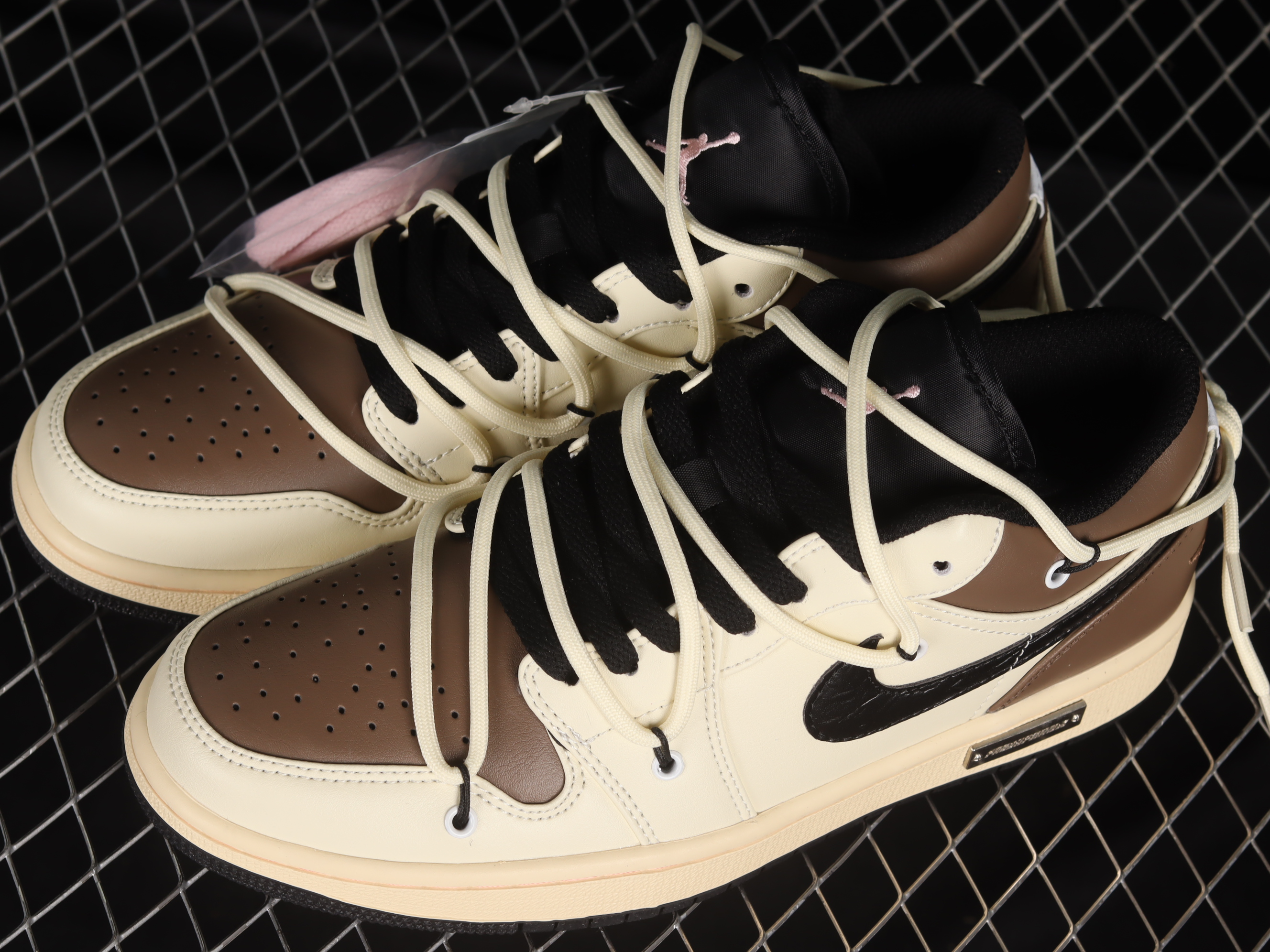 AJ1 Custom version Vibe Flavor Deconstructed sports culture Basketball Shoes 553558-062 36-47.5