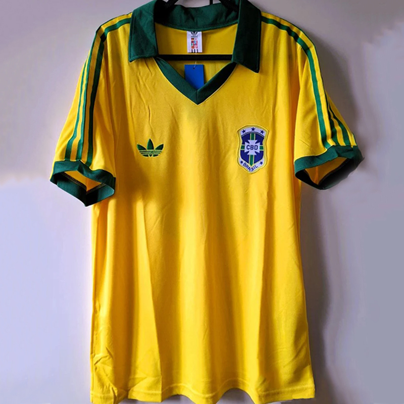 1986 Brazil Home Retro Jersey