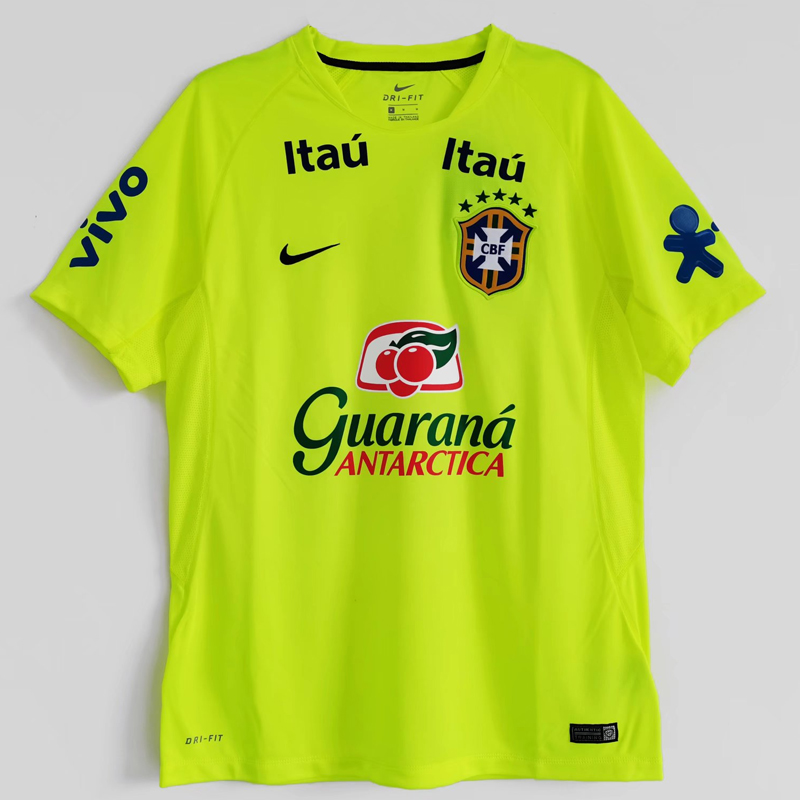 2020 Brazil short sleeve training suit retro
