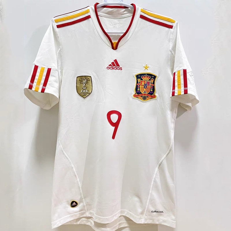 2010-2011 Spain away retro jersey